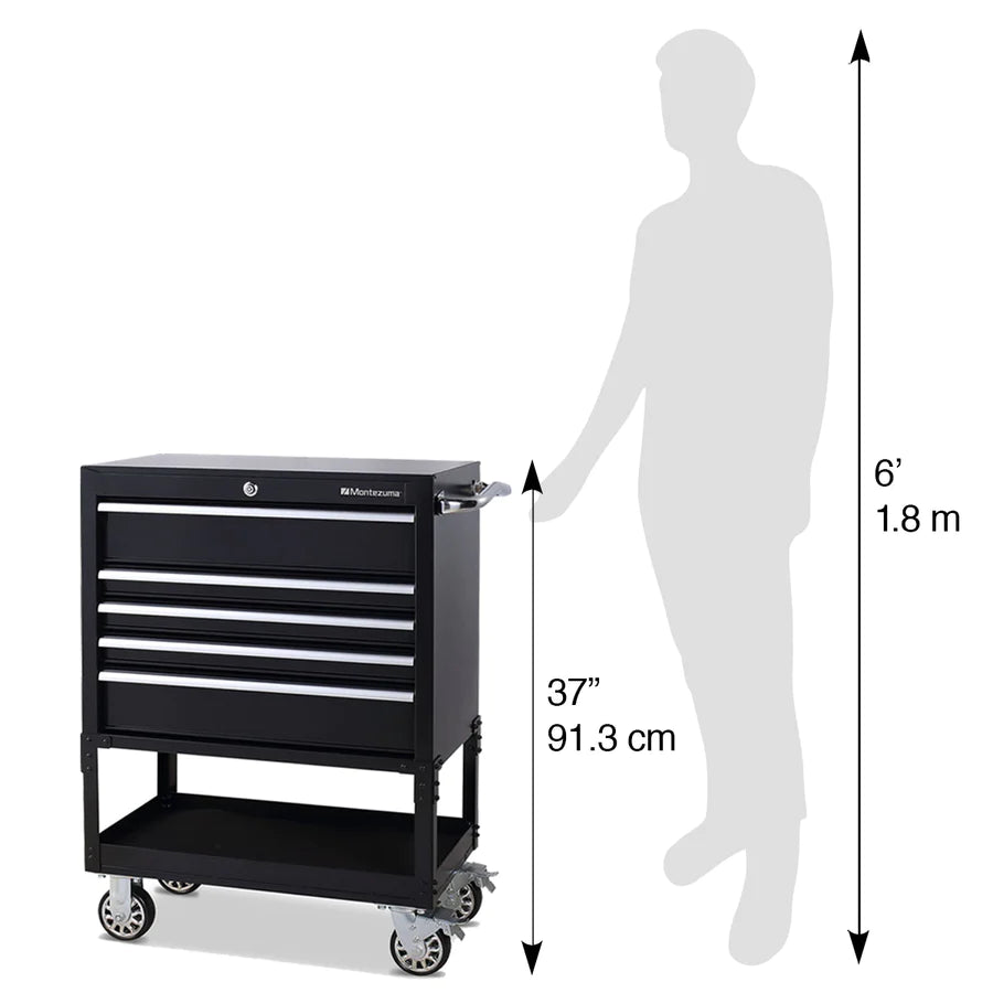 BK3005UC Utility Cart height comparison