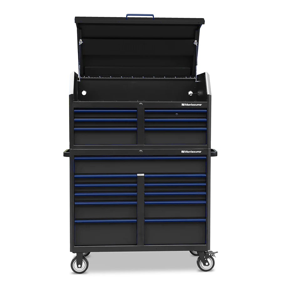 BKM462406CH 46 x 24 in. 6-Drawer Tool Chest with tool cabinet front, open