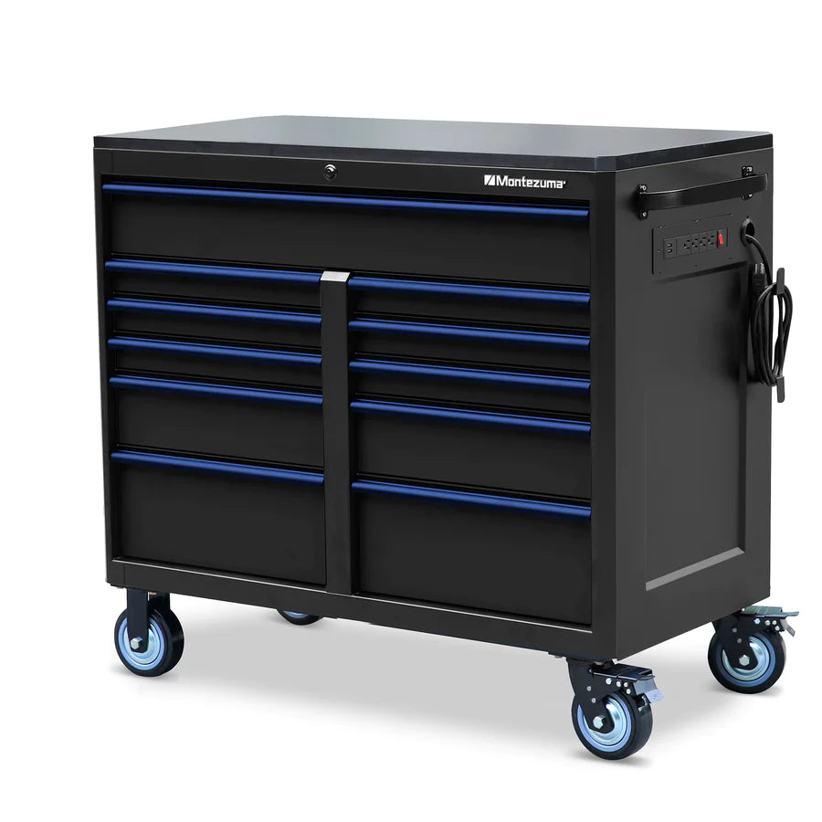 46 x 24 in. 11-Drawer Tool Cabinet right