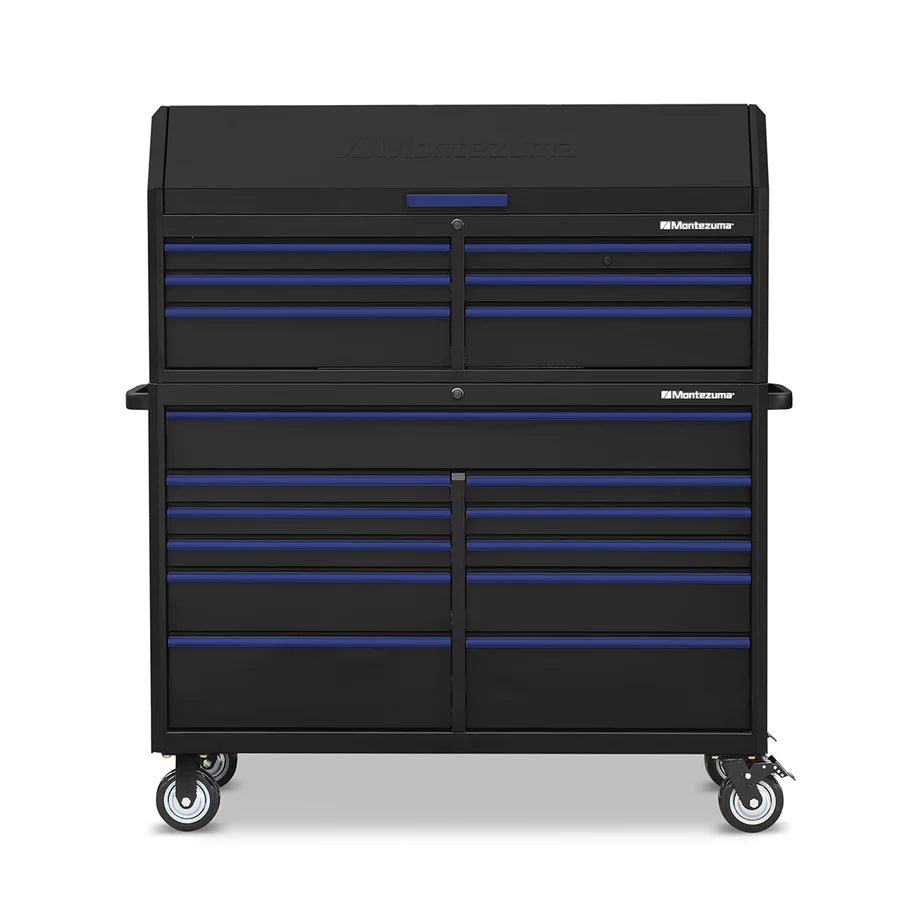 BKM562411TC 56 x 24 in. 11-Drawer Tool Cabinet combo with chest, front, closed