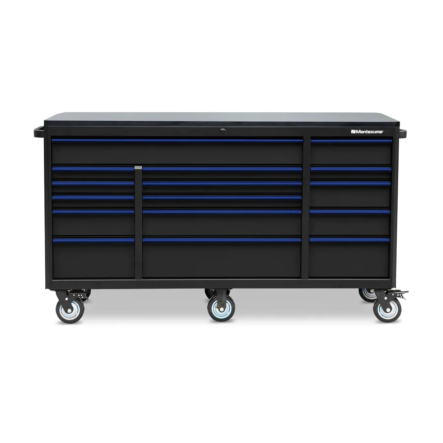 BKM722416TC 72 x 24 in. 16-Drawer Tool Cabinet front