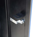 BKMG30202WC 2-Door Wall Cabinet closeup latch