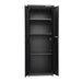 BKMG3024TBC 2-Door Tall Cabinet front, open