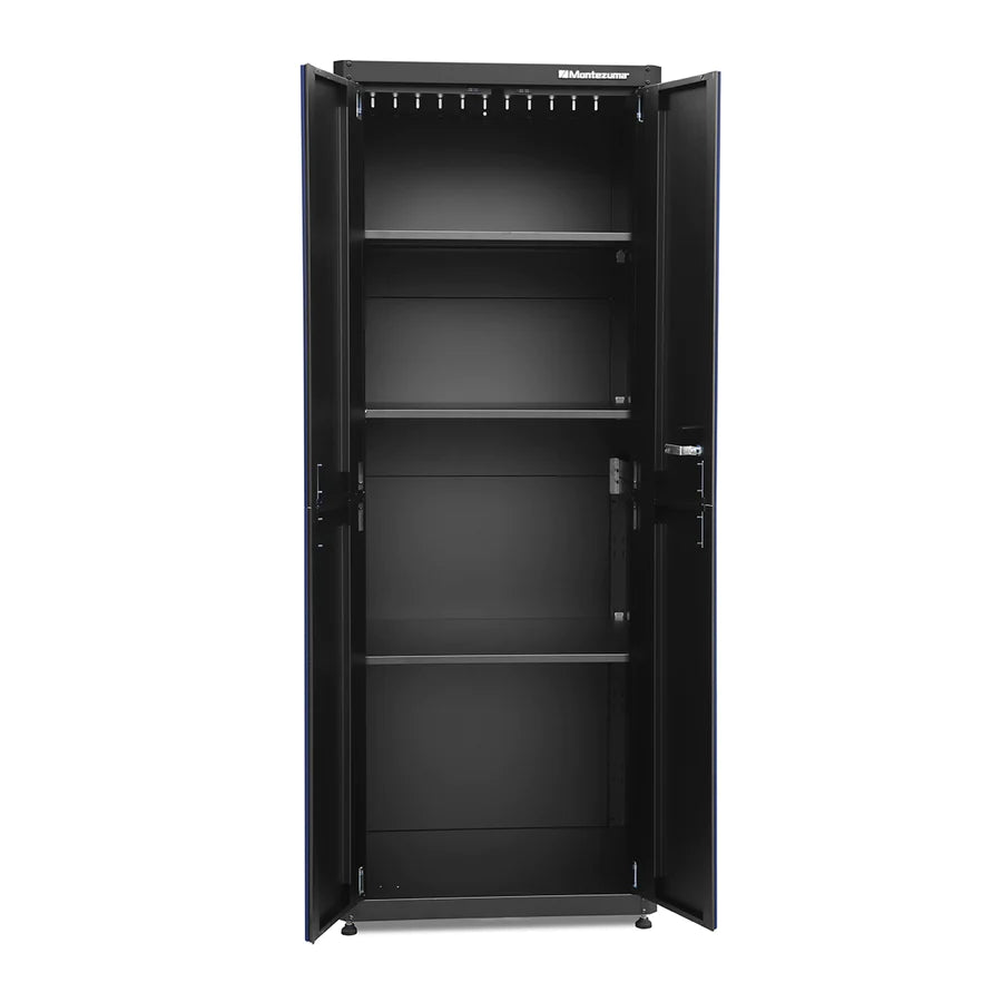 BKMG3024TBC 2-Door Tall Cabinet front, open