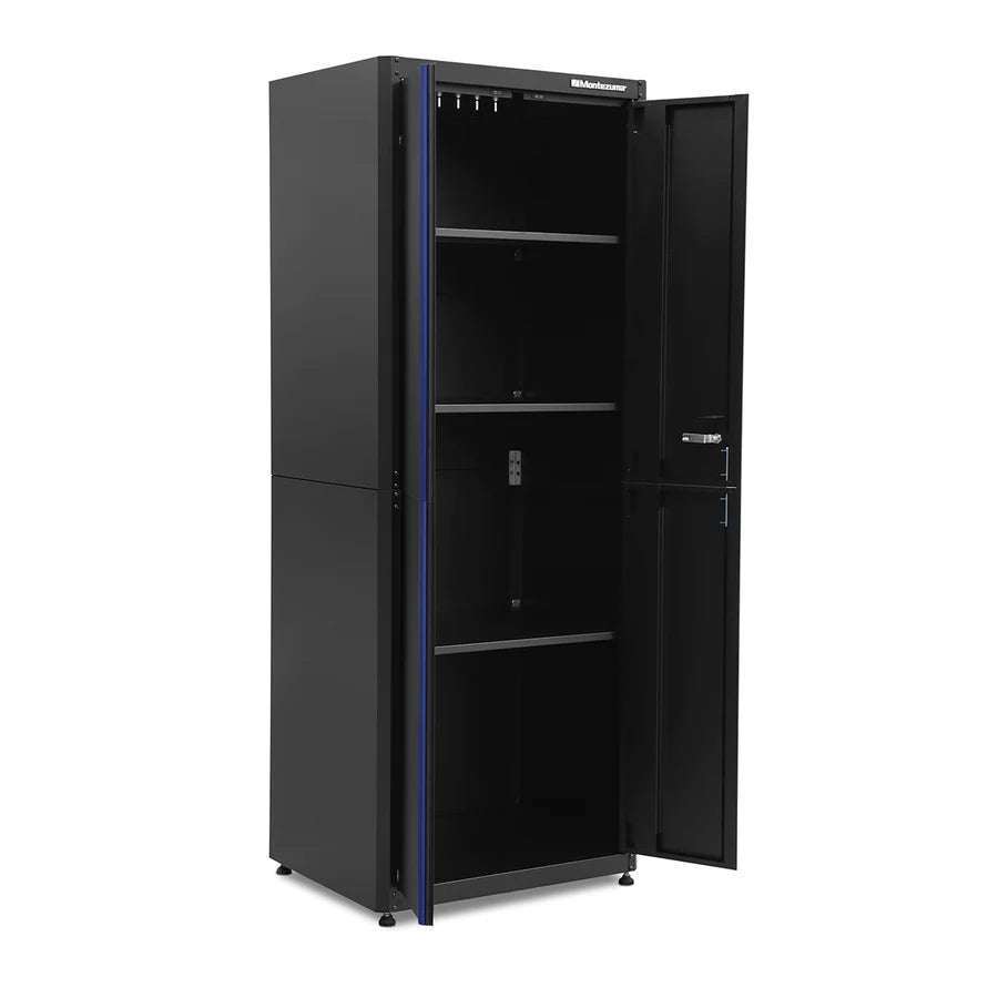 BKMG3024TBC 2-Door Tall Cabinet right, open