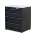 Montezuma Workstation Cabinet Combo Set - Option 4 - 4-drawer base cabinet