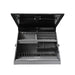 ME300-BLG Black and Gray Toolbox open, front