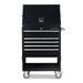 Montezuma 30 X 15 in. Steel Triangle® Toolbox and 30 in. 5-Drawer Utility Cart Combo front, closed