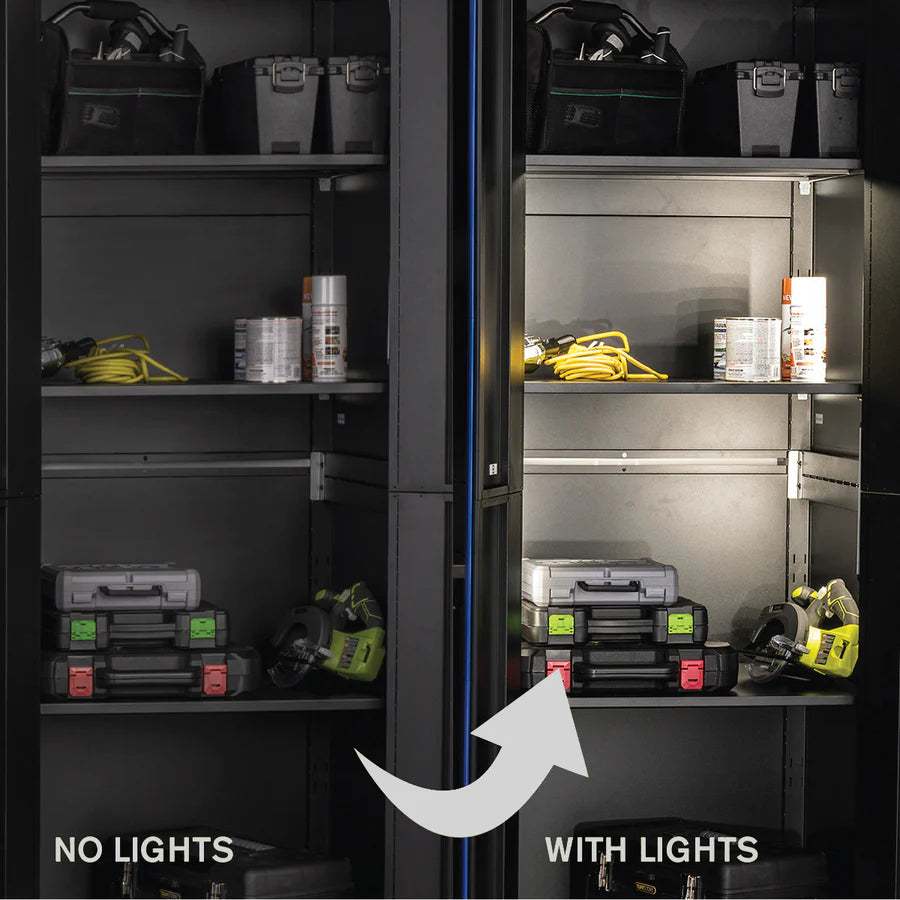 Montezuma 3-Bar LED Light Kit In Cabinets