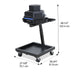 MRTC2623B Mobile Revolving Tool Cart measurements