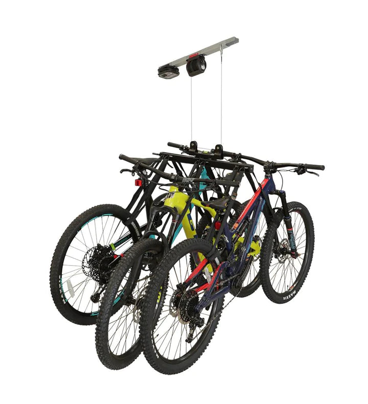 Multibike Lifter - three bikes lifted