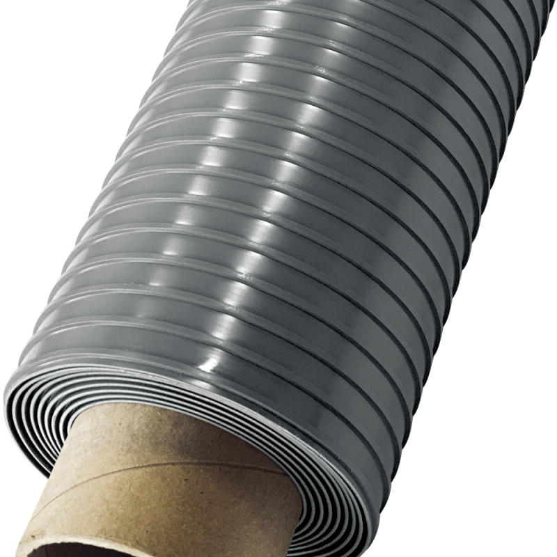 G-Floor® Universal and Garage Ribbed™ Channel Flooring® roll, grey