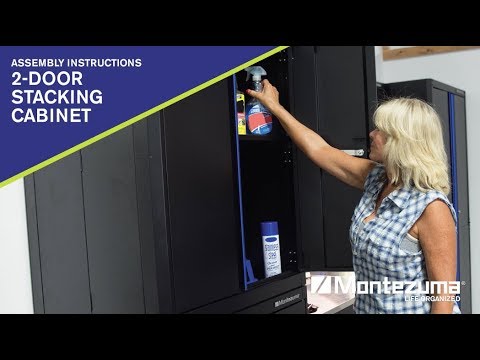 Montezuma 2-Door Stacking Cabinet Video