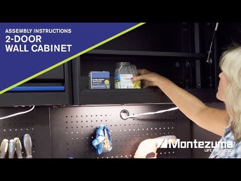 Monetzuma BKMG30202WC 2-Door Wall Cabinet Video